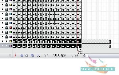 Flash cs3教程：人物行走動(dòng)畫(huà)制作技巧,PS教程,思緣教程網(wǎng)