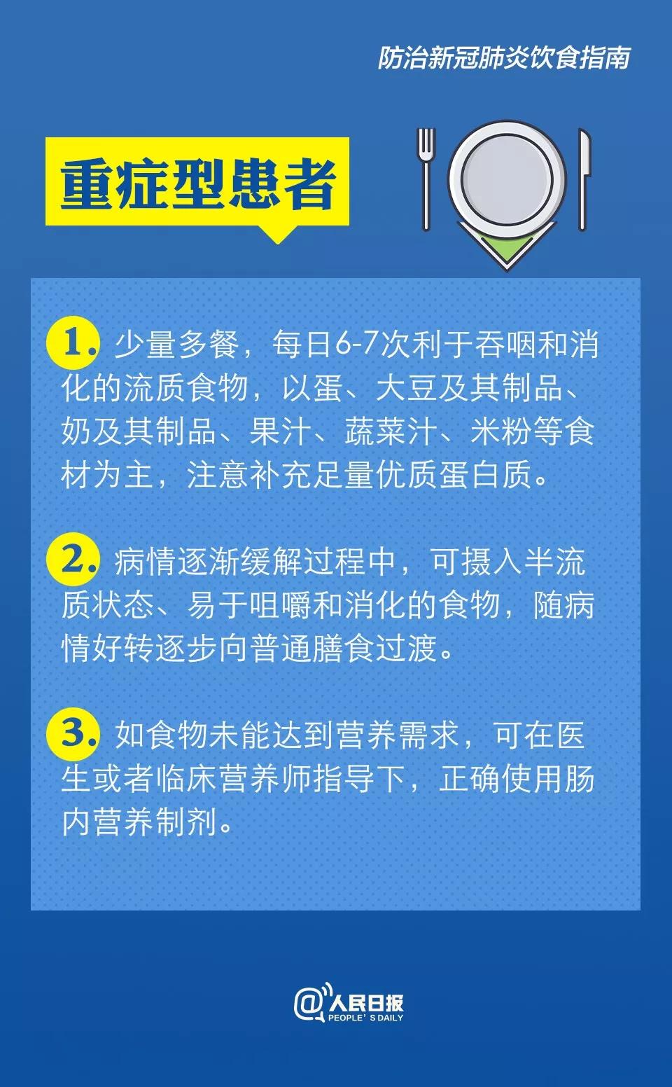 防治新型冠狀病毒感染肺炎飲食指南：重癥型患者怎么飲食.jpg