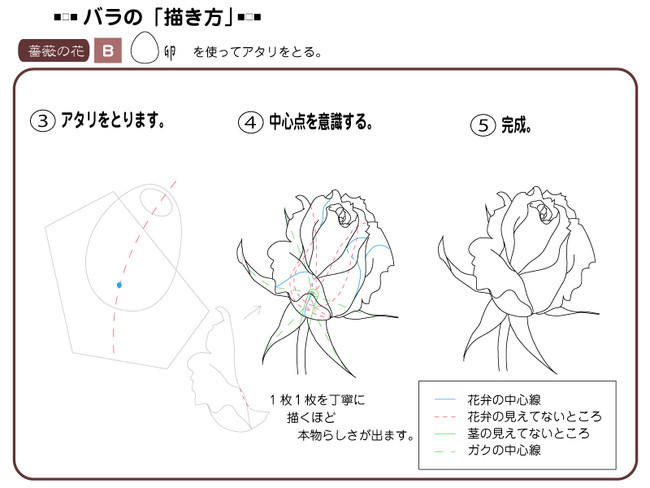 各種花的簡單畫法，一步一步教你畫鮮花