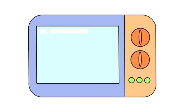 微波爐簡(jiǎn)筆畫
