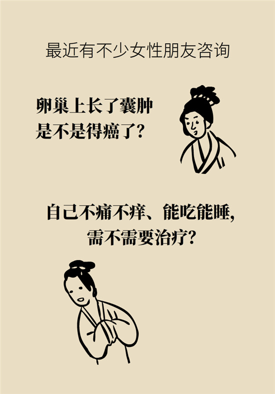 卵巢囊腫科普動(dòng)漫：卵巢囊腫是腫瘤嗎？要學(xué)會(huì)這樣區(qū)分