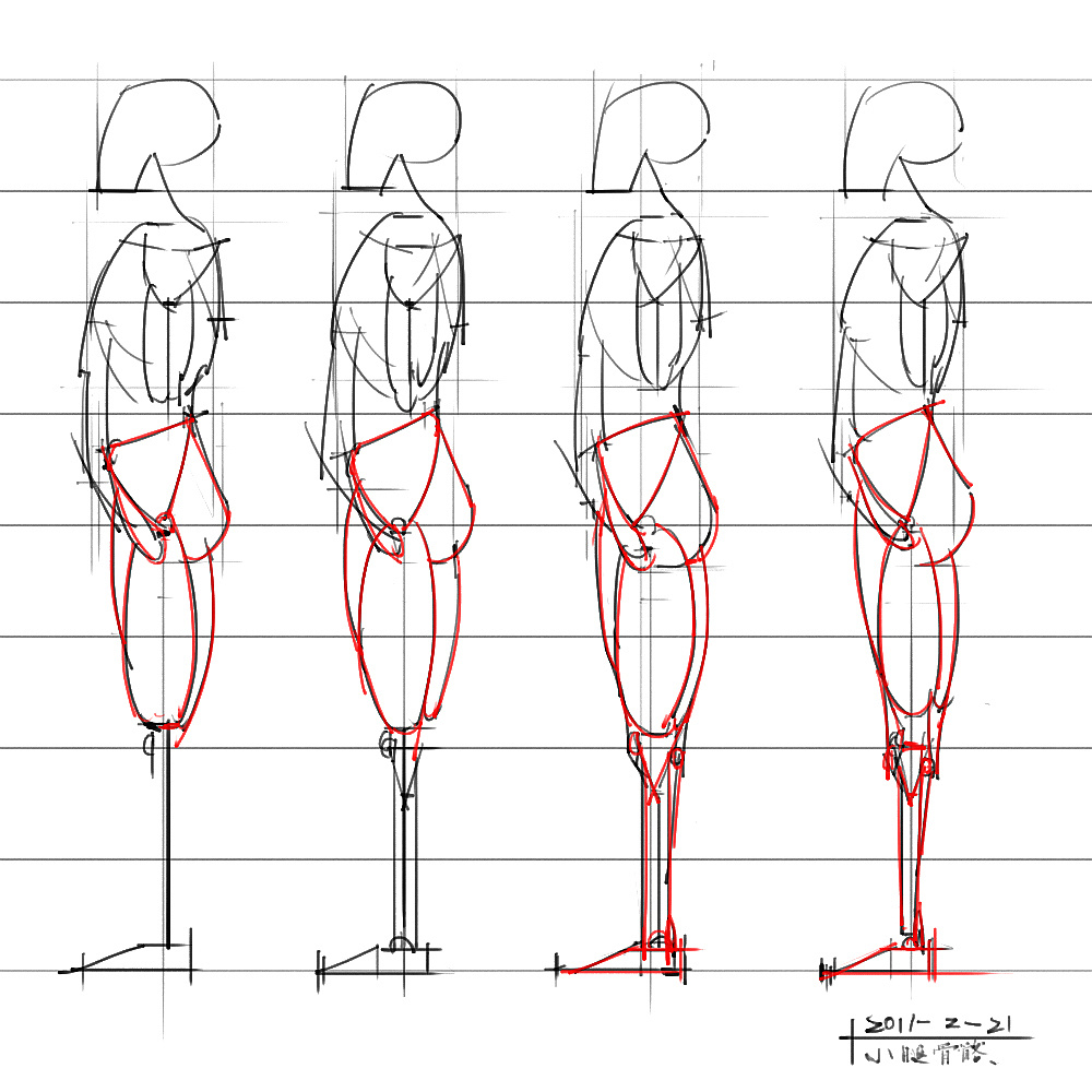 「動(dòng)漫設(shè)計(jì)」分享一波繪畫(huà)專(zhuān)用人體解剖素材 part 04