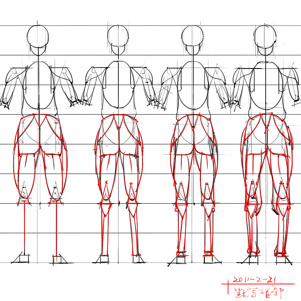 「動(dòng)漫設(shè)計(jì)」分享一波繪畫(huà)專(zhuān)用人體解剖素材 part 04