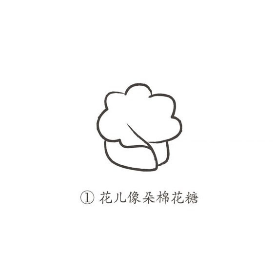 玫瑰花簡(jiǎn)筆畫畫法圖片