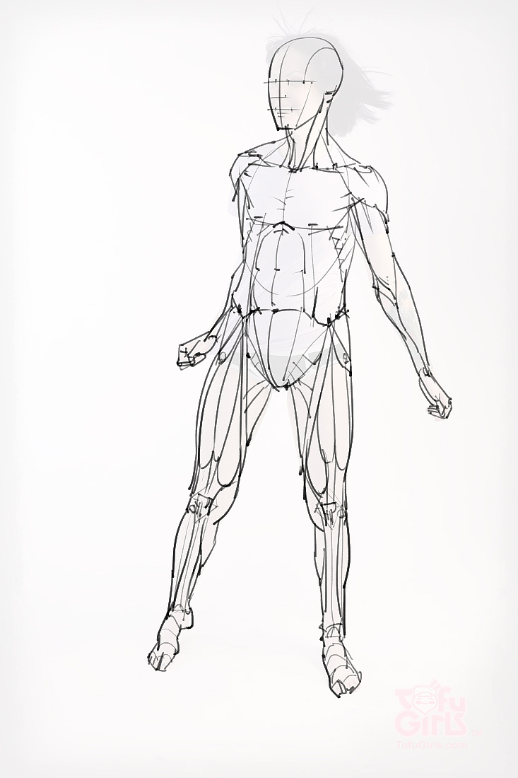 「動漫設(shè)計素材」分享一波繪畫專用人體解剖素材 part 09