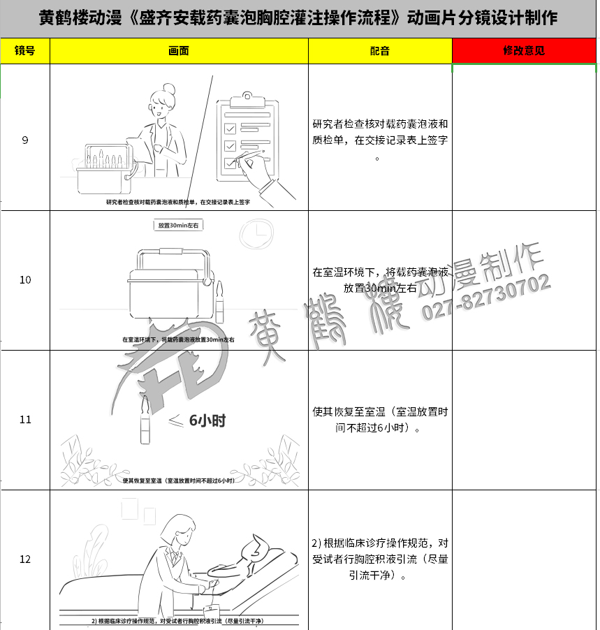 動畫片《盛齊安載藥囊泡胸腔灌注操作流程》分鏡設計制作9-12.jpg