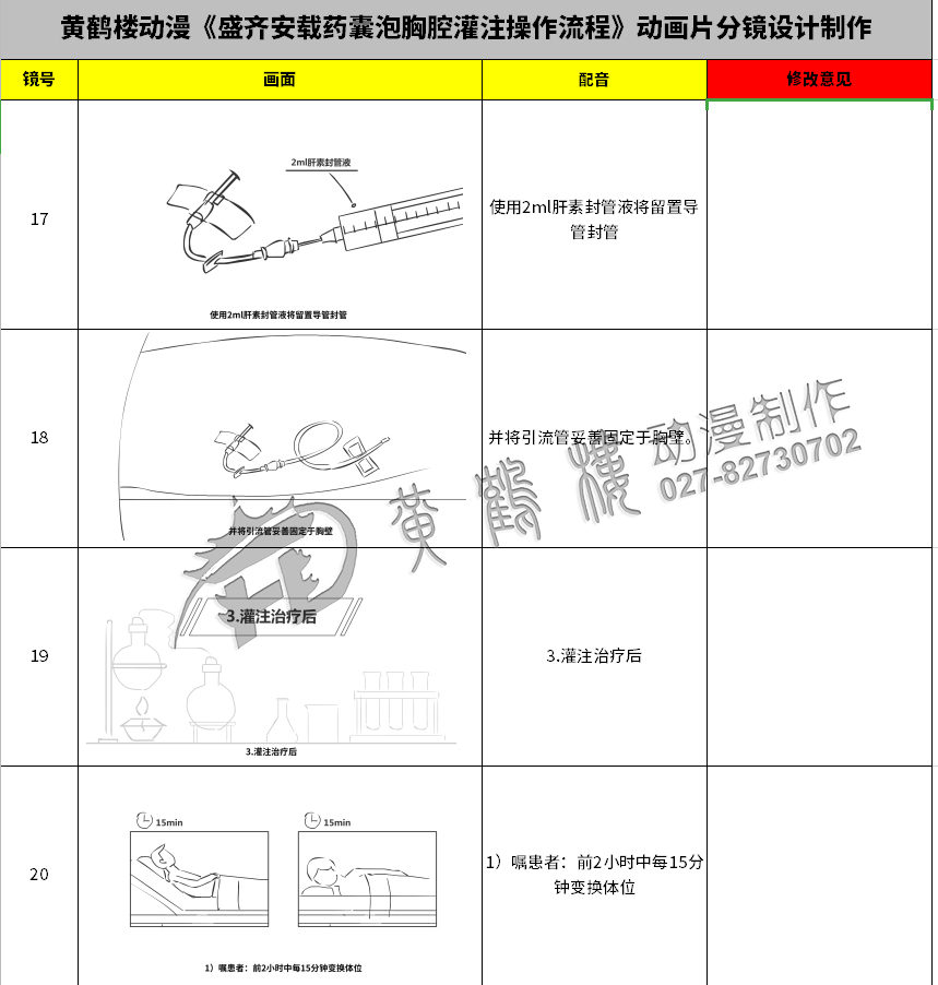 動畫片《盛齊安載藥囊泡胸腔灌注操作流程》分鏡設計制作17-20.jpg