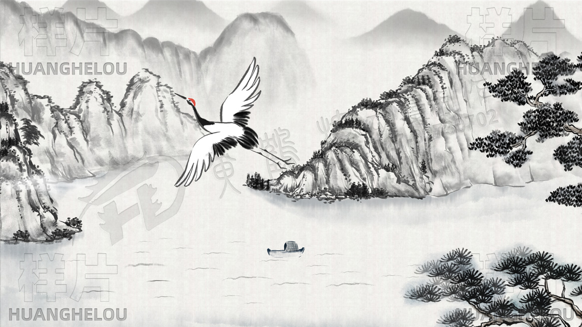 《高山流水，叢山峻嶺》 水墨畫動(dòng)畫制作場(chǎng)景設(shè)計(jì)效果圖.jpg