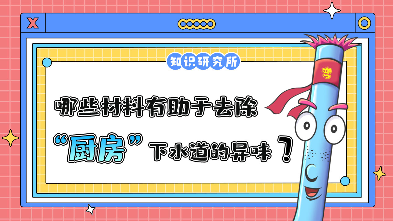 哪些材料有助于去除廚房下水道的異味？.jpg